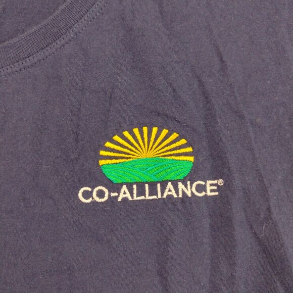 The Nike Tee Round Neck Short Sleeve Pullover Co-Alliance T-Shirt Blue Size 2XL - Picture 4 of 14